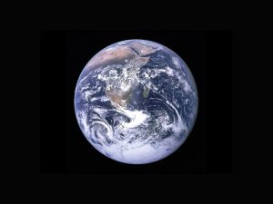 Earth photographed from space