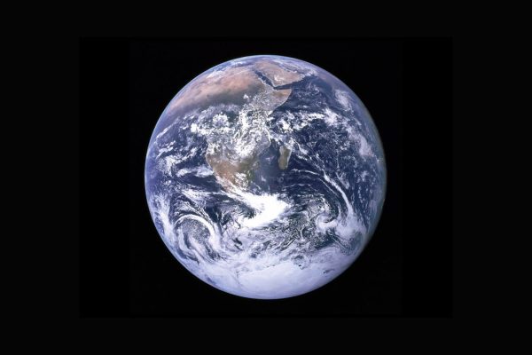 Earth photographed from space