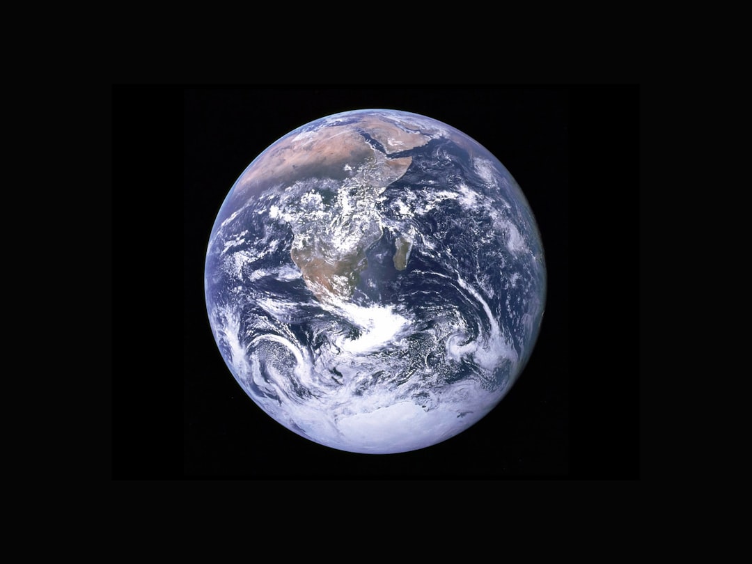 Earth photographed from space