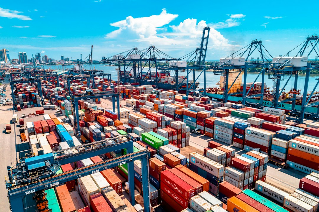 Shipping containers at Dar es Salaam port, Tanzania; illustrative photograph, not the U.S.–China summit