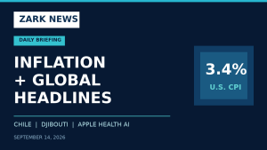Zark News Daily Briefing: Inflation and global headlines