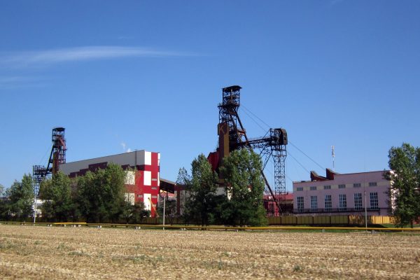 Belaruskali potash mining complex at Soligorsk, Belarus