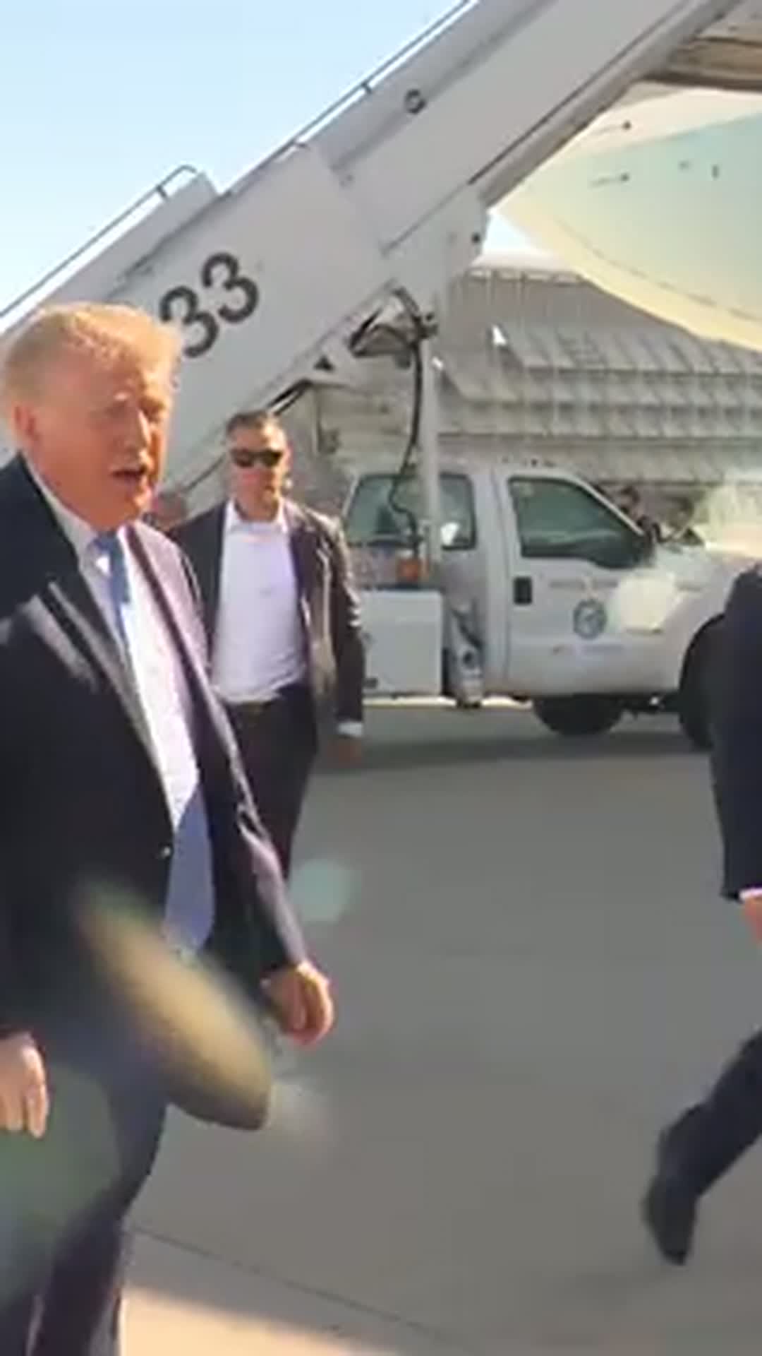 President Donald Trump speaks to reporters in Chicago on September 27, 2026.