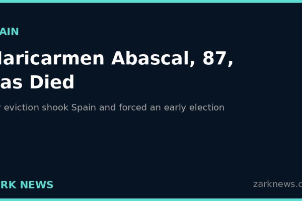 Maricarmen Abascal, the 87-Year-Old Whose Eviction Shook Spain, Has Died