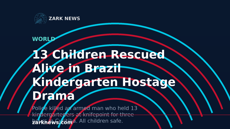 Illustrative graphic: Brazil kindergarten hostage rescue, Curitiba, October 2026