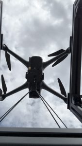 Aeroo Pro interceptor drone awaiting takeoff at Falcon Peak 26.2 at Yuma Proving Ground; Department of War video frame by Michelle Martin via DVIDS
