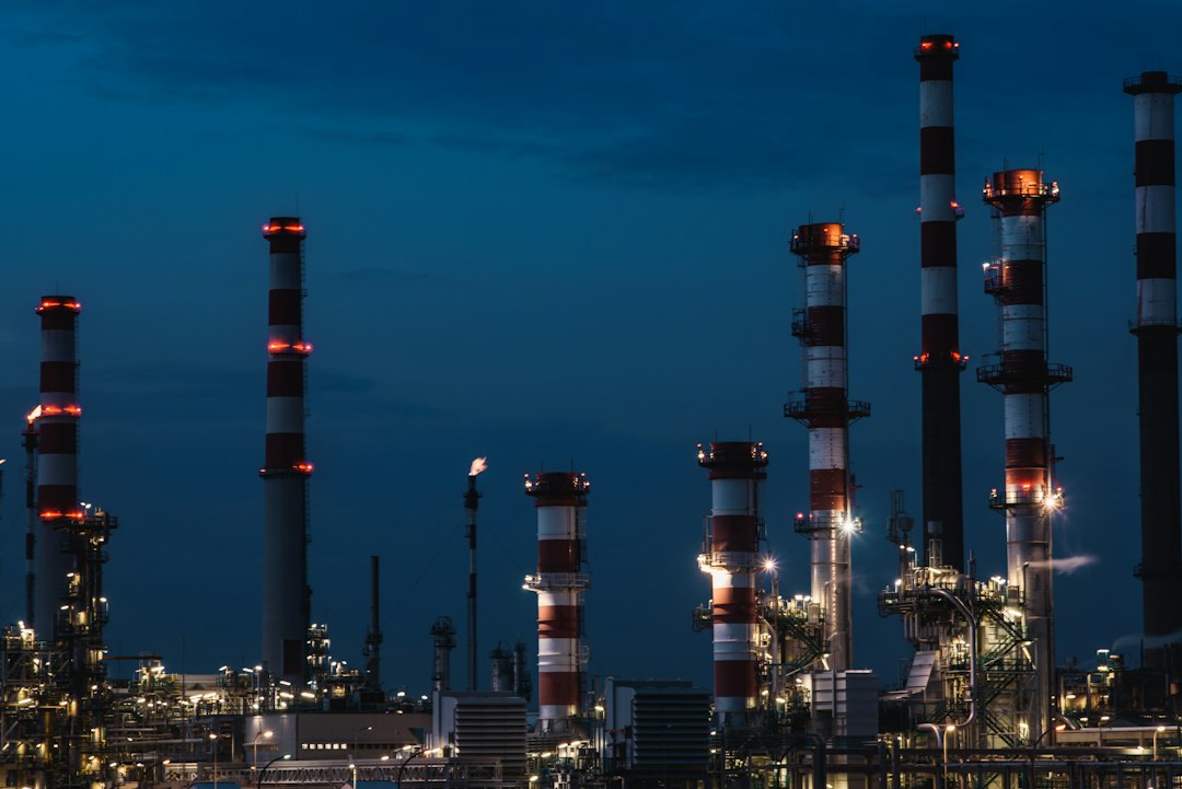 Industrial oil refinery used as an illustrative image for the U.S.-Russia diesel supply agreement