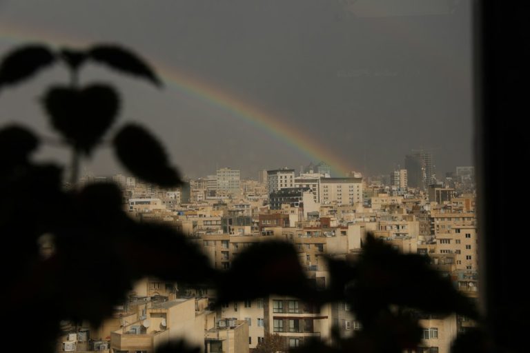 File photograph of Tehran skyline; not a photo of Asim Munir or his planned visit