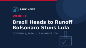 Brazil Heads to Runoff After Flávio Bolsonaro Stuns Lula in First Round