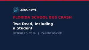 Florida school bus crash: Two Dead, Including a Student