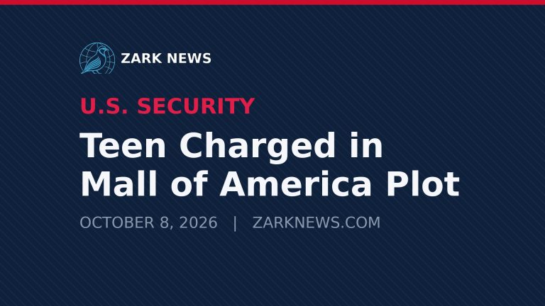 Zark News illustration: security theme at Mall of America