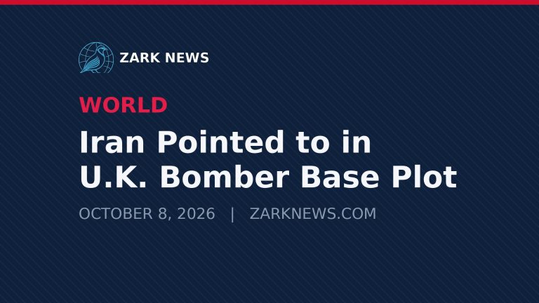 Zark News illustration: U.S. bomber base in the United Kingdom