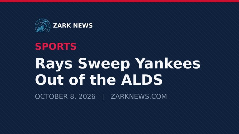 Zark News illustration: baseball stadium during the ALDS