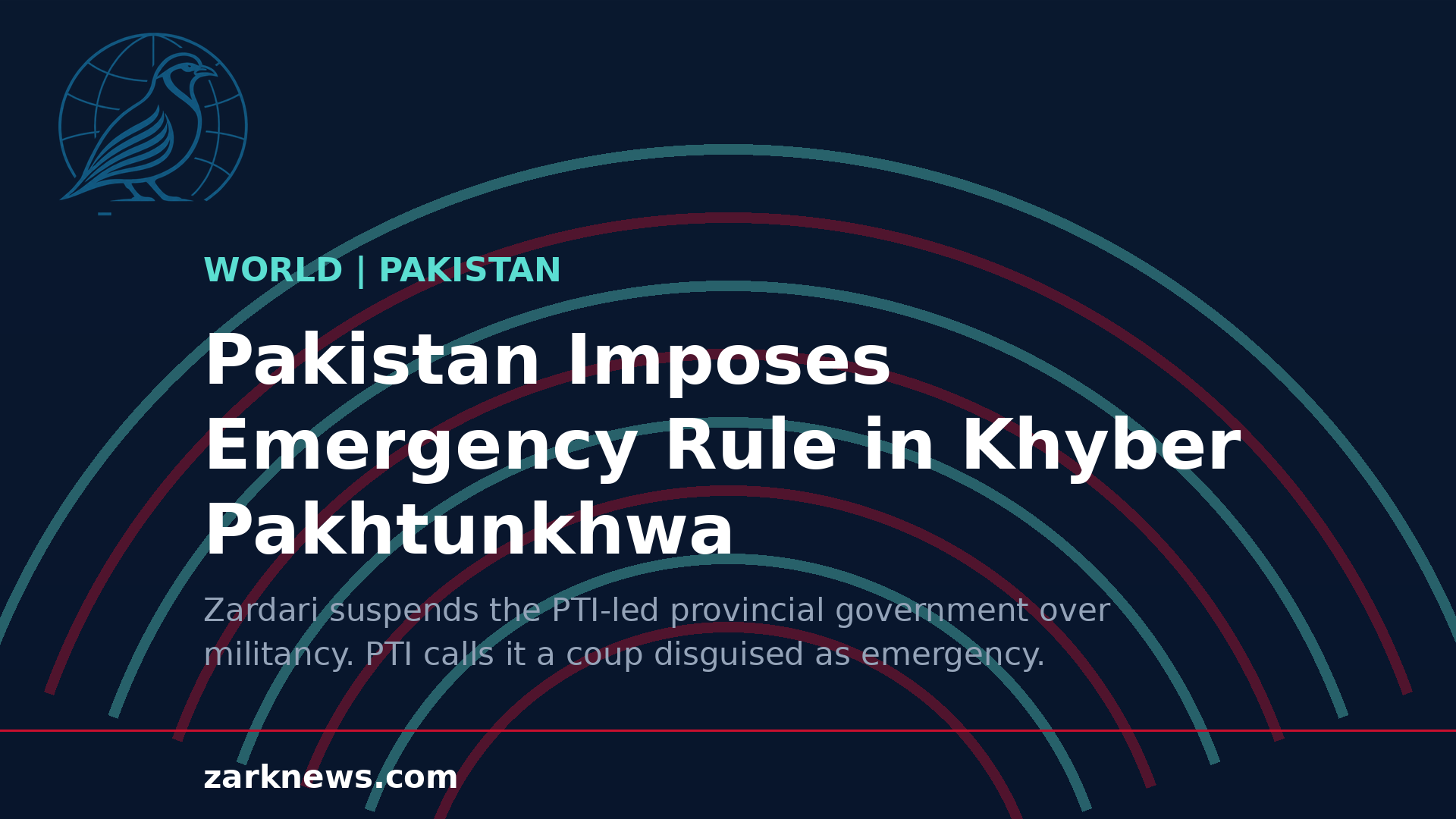 Zark News illustration: Pakistan imposes emergency rule in Khyber Pakhtunkhwa