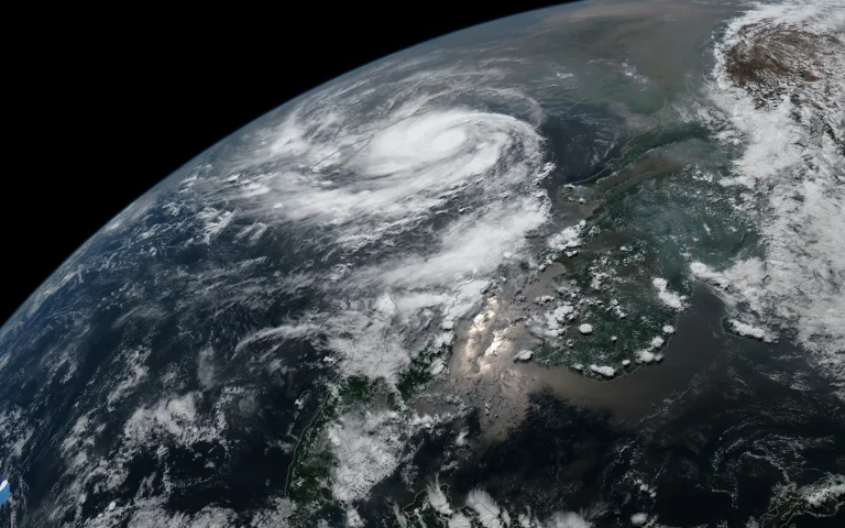 File photo: Satellite image of a tropical cyclone over the Bay of Bengal in 2019, used for illustration.