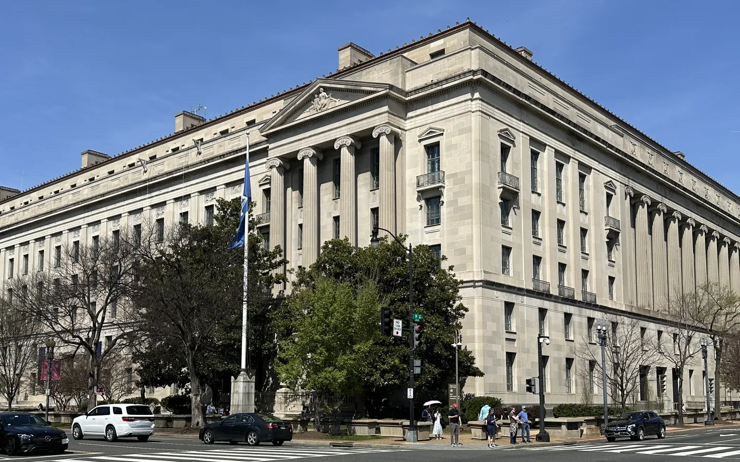 File photo: The U.S. Department of Justice headquarters building in Washington, D.C.