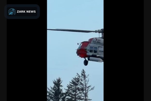 VIDEO: Coast Guard Hoists Injured Man From Oregon Jetty After He Is Pinned Under Rock