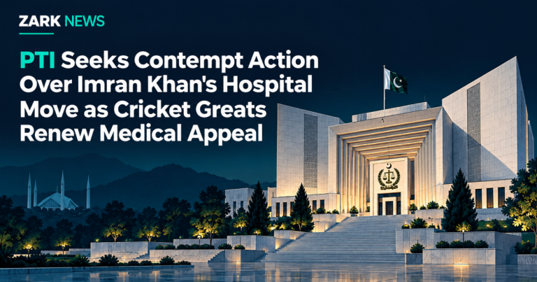 Zark News illustration: the Supreme Court of Pakistan building in Islamabad