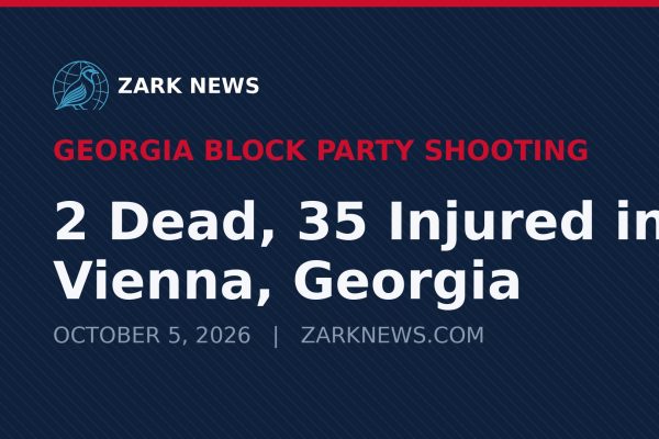 2 Dead, 35 Injured in Vienna, Georgia