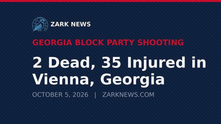 2 Dead, 35 Injured in Vienna, Georgia