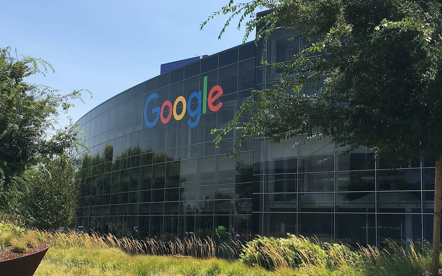 File photo: The Googleplex, Google's headquarters in Mountain View, California.