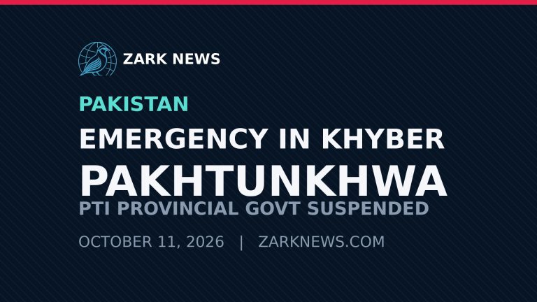 Zark News illustration: emergency in Khyber Pakhtunkhwa