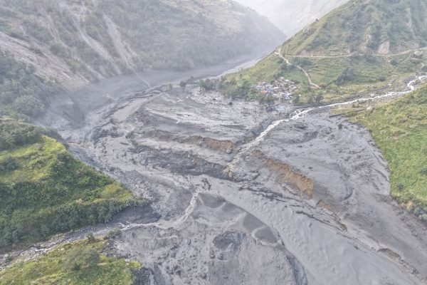 File photo of the Budhi Gandaki river in Nepal's Gorkha district.