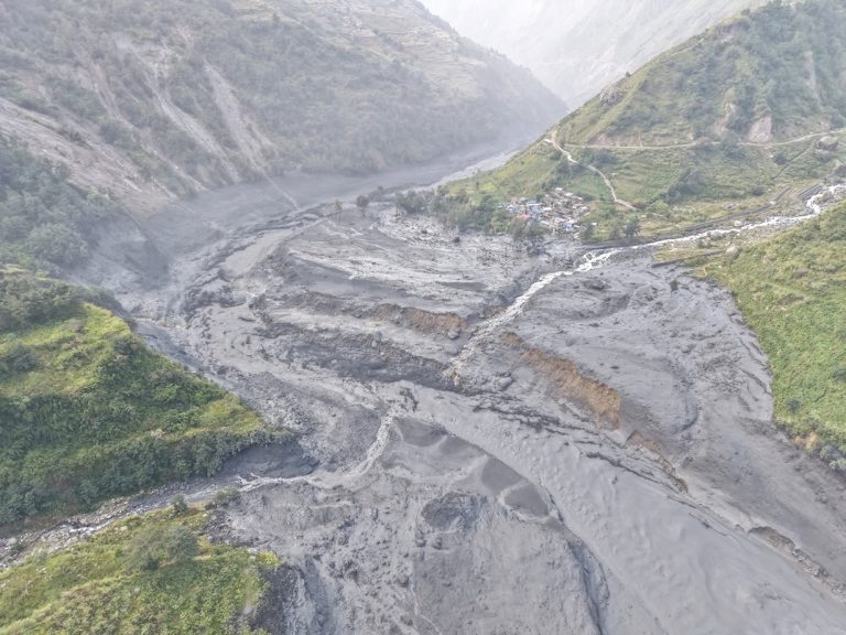 File photo of the Budhi Gandaki river in Nepal's Gorkha district.
