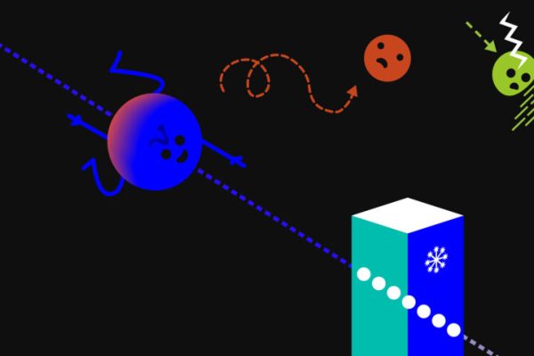 IceCube neutrino detection explanatory illustration. ©Johan Jarnestad/The Royal Swedish Academy of Sciences.