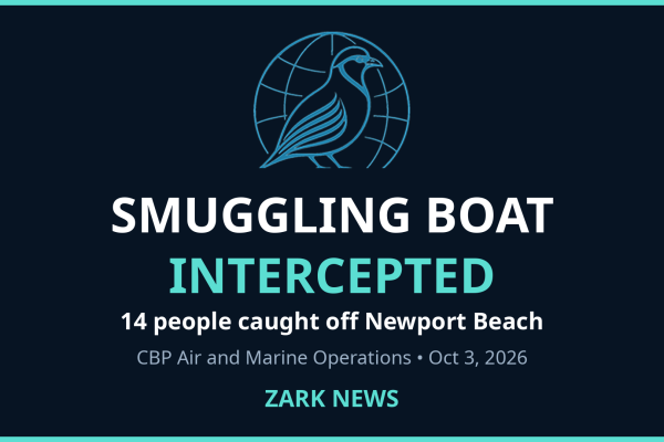Watch: CBP Bodycam Shows Smuggling Boat Intercepted Off Newport Beach — 14 Aboard, Smuggler Charged