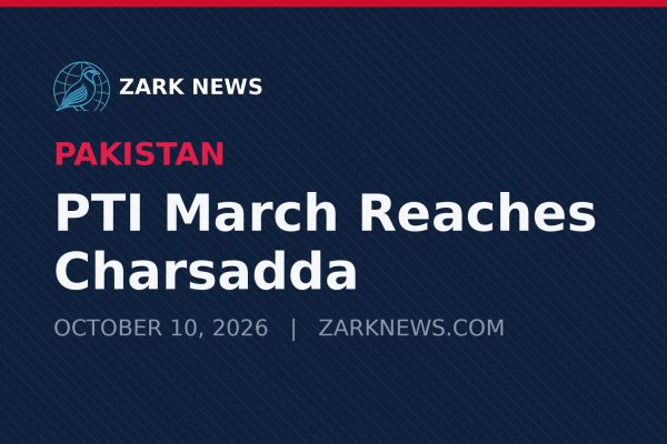 Zark News illustration: PTI's long march reaches Charsadda