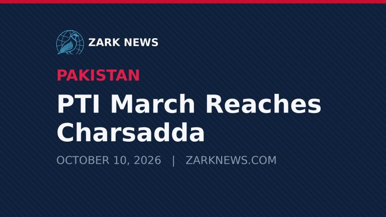 Zark News illustration: PTI's long march reaches Charsadda