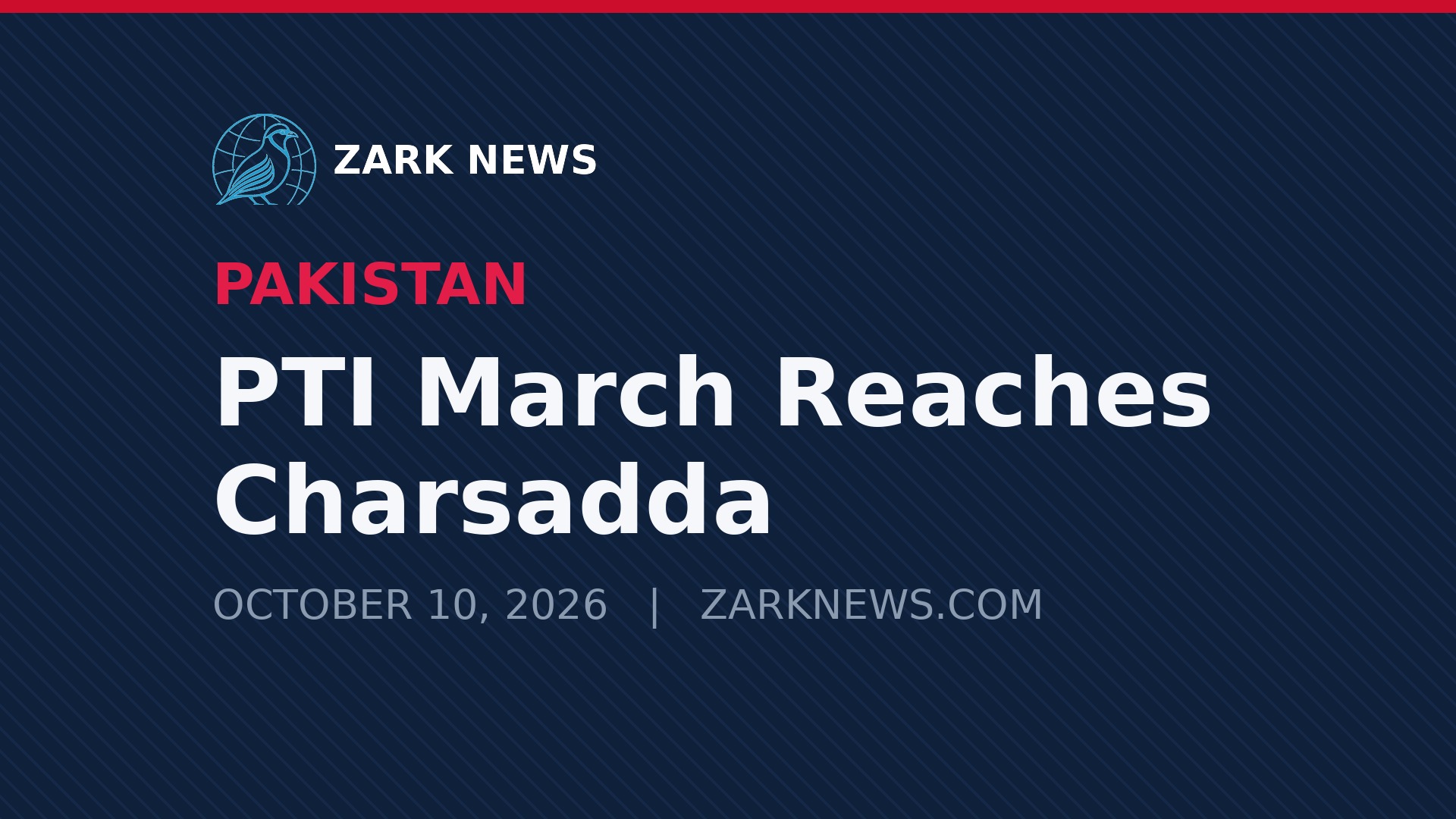 Zark News illustration: PTI's long march reaches Charsadda