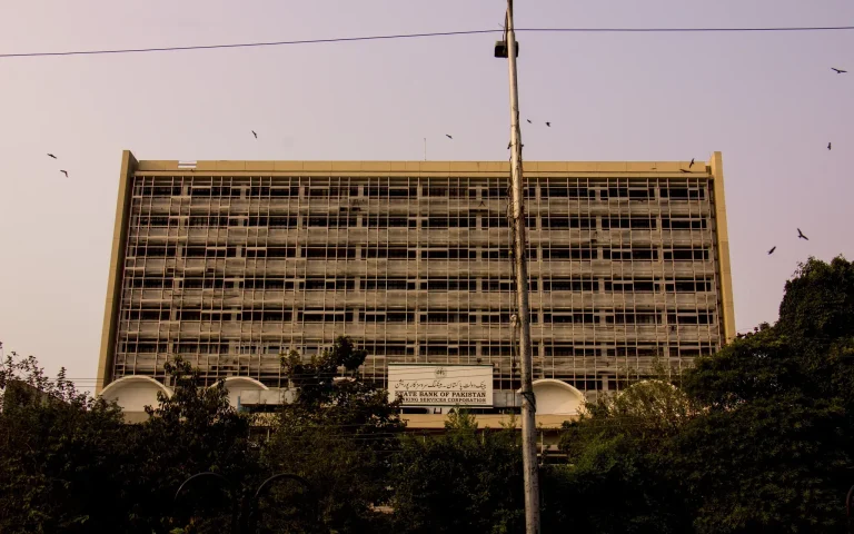 The State Bank of Pakistan headquarters building in Karachi